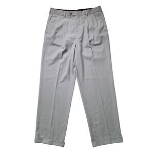 Perry Ellis Portfolio Trousers Men’s 32x30 Light Gray Slim Fit